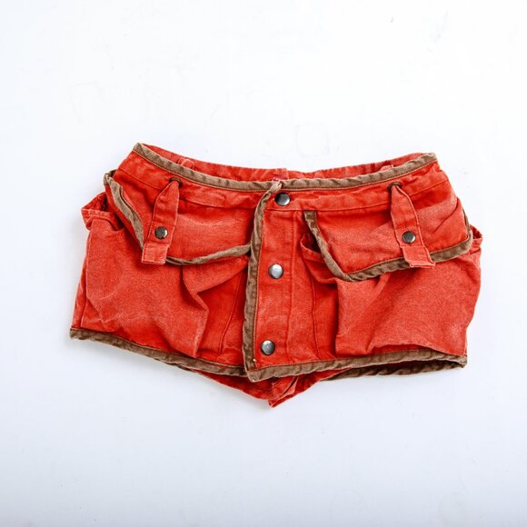 Free People Red Mini Skirt - Picture 5 of 9